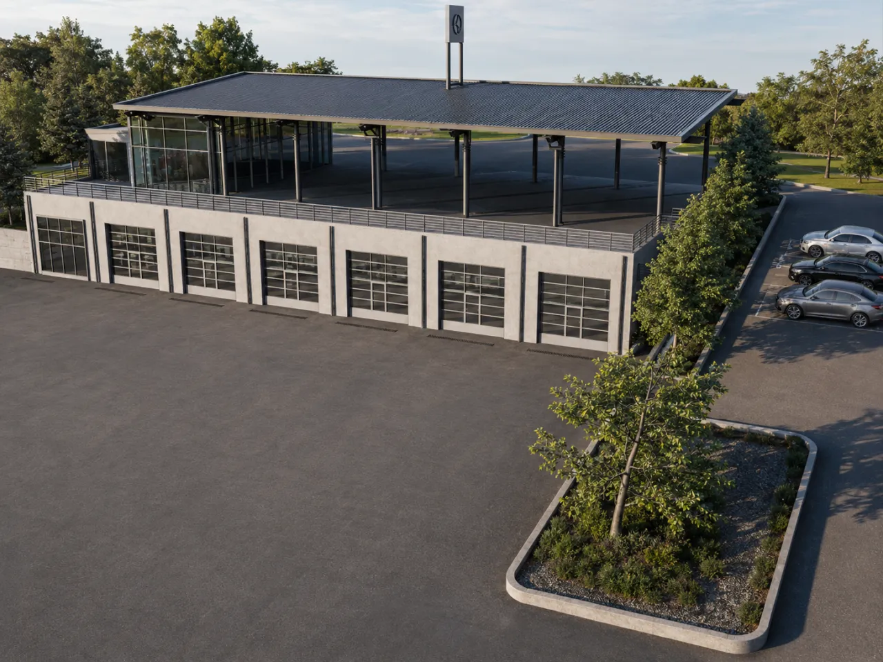Ankara Motorlu Araçlar Mercedes-Benz Satış ve Servis Binası 1