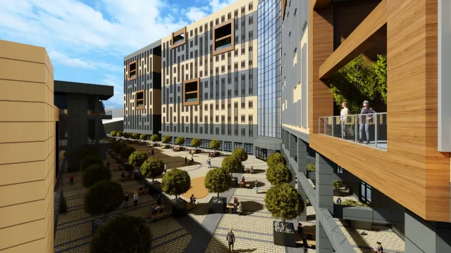 İzmir Metropolitan Municipality Evka-3 Female Student Dormitory – view 7