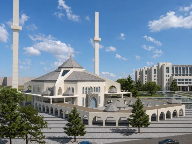 Konya Metropolitan Municipality Service Building Proposal – view 9