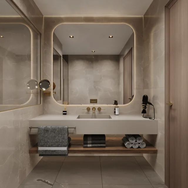 TPAO Adıyaman Bölge Müdürlüğü Konukevi Binası – İç Görseller / Banyo 23
